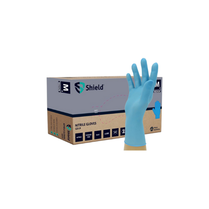 Shield GD19 Blue Nitrile PF Disposable Glove (10 x 100)